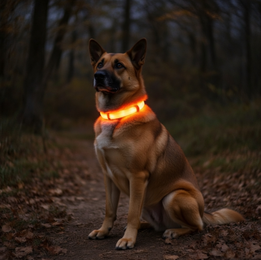 LED Light up Dog Collar - 5 Colours available