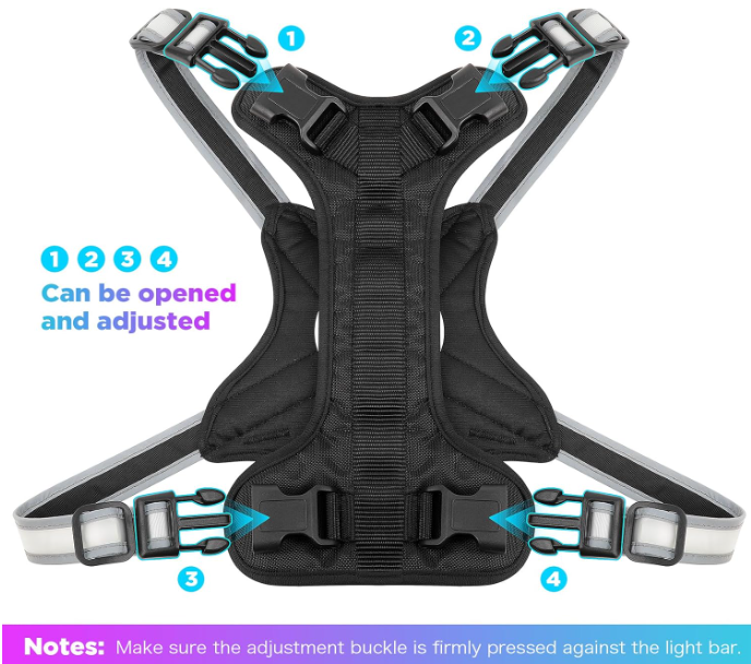 LED Light Up Dog Harness