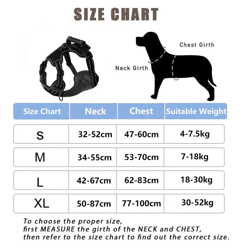 Reflective No-Pull Dog Harness